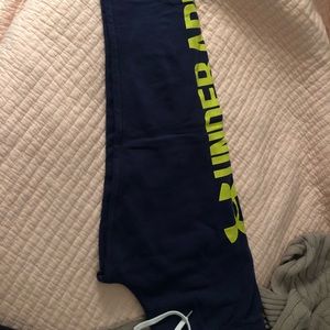 Navy Under Armour joggers